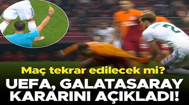 UEFA Galatasaray itirazı ile İlgili Kararını verdi.